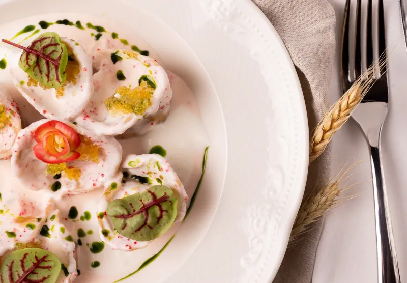 Рыбные пельмени